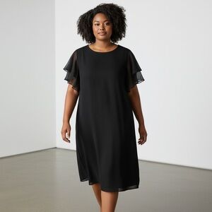 Ralph Lauren Black Midi Dress